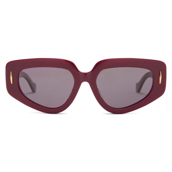 Loewe - Small Butterfly Screen Sunglasses - Burgundy - Loewe Eyewear
