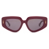 Loewe - Occhiali da Sole Butterfly Screen Piccoli - Bordeaux - Loewe Eyewear