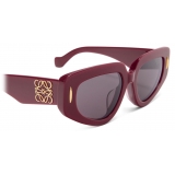 Loewe - Small Butterfly Screen Sunglasses - Burgundy - Loewe Eyewear