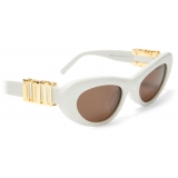 Loewe - Cocktail Sunglasses - Solid White - Loewe Eyewear