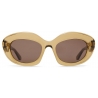 Loewe - Dawn Sunglasses - Transparent Olive - Loewe Eyewear