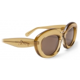 Loewe - Dawn Sunglasses - Transparent Olive - Loewe Eyewear