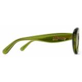 Loewe - Dawn Sunglasses - Cactus Green - Loewe Eyewear