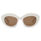 Loewe - Dawn Sunglasses - Solid White - Loewe Eyewear