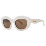 Loewe - Dawn Sunglasses - Solid White - Loewe Eyewear