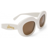 Loewe - Dawn Sunglasses - Solid White - Loewe Eyewear