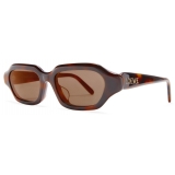 Loewe - Enigma Slim Sunglasses - Havana - Loewe Eyewear