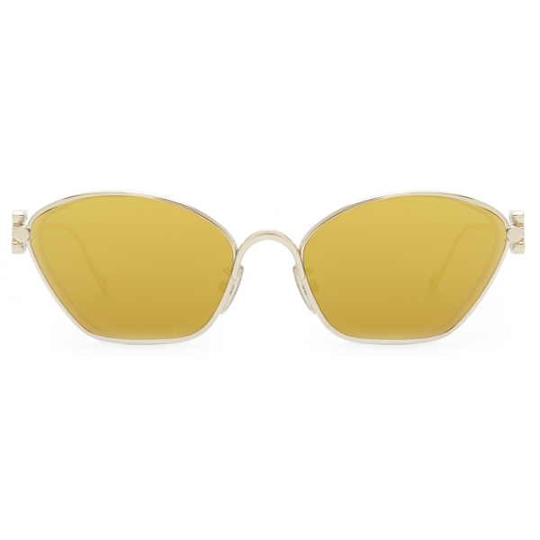 Loewe - Anagram Hexagonal Sunglasses - Gold - Loewe Eyewear