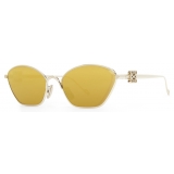 Loewe - Anagram Hexagonal Sunglasses - Gold - Loewe Eyewear