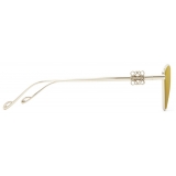 Loewe - Anagram Hexagonal Sunglasses - Gold - Loewe Eyewear