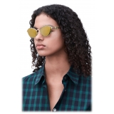 Loewe - Anagram Hexagonal Sunglasses - Gold - Loewe Eyewear