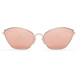 Loewe - Anagram Hexagonal Sunglasses - Rose Gold - Loewe Eyewear