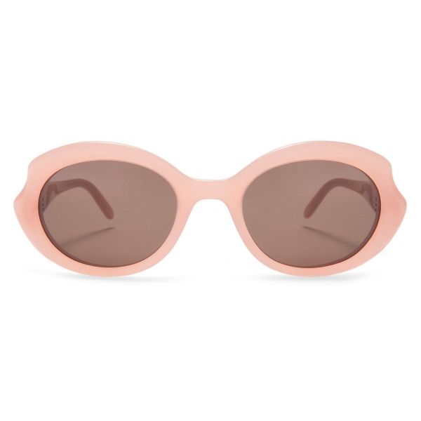 Loewe - Mini Oval Slim Sunglasses - Light Pink - Loewe Eyewear