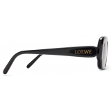 Loewe - Rectangular Slim Sunglasses - Black - Loewe Eyewear