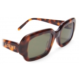Loewe - Rectangular Slim Sunglasses - Havana - Loewe Eyewear