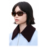 Loewe - Rectangular Slim Sunglasses - Havana - Loewe Eyewear