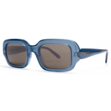 Loewe - Rectangular Slim Sunglasses - Milky Blue - Loewe Eyewear