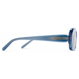 Loewe - Rectangular Slim Sunglasses - Milky Blue - Loewe Eyewear