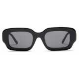 Loewe - Occhiali da Sole Rettangolari Slim - Nero - Loewe Eyewear