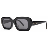 Loewe - Occhiali da Sole Rettangolari Slim - Nero - Loewe Eyewear