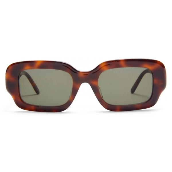 Loewe - Occhiali da Sole Rettangolari Slim - Havana - Loewe Eyewear