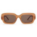 Loewe - Occhiali da Sole Rettangolari Slim - Caramello Chiaro - Loewe Eyewear