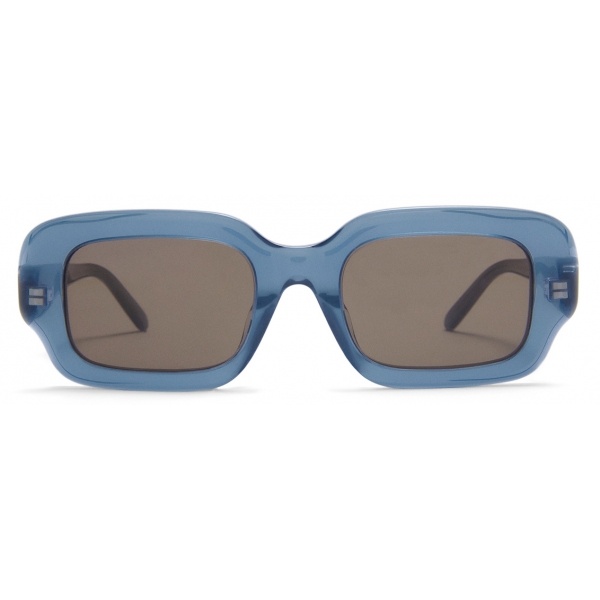 Loewe - Occhiali da Sole Rettangolari Slim - Blu Latteo - Loewe Eyewear