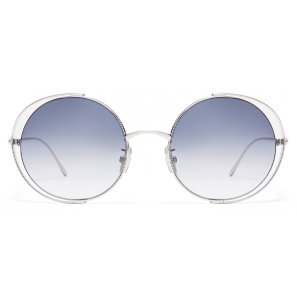 Loewe - Occhiali da Sole Rotondi Traforati - Blu Sfumato - Loewe Eyewear