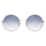 Loewe - Occhiali da Sole Rotondi Traforati - Blu Sfumato - Loewe Eyewear