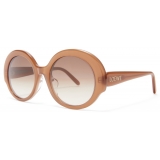 Loewe - Occhiali da Sole Round Slim - Caramello Chiaro - Loewe Eyewear
