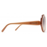 Loewe - Occhiali da Sole Round Slim - Caramello Chiaro - Loewe Eyewear