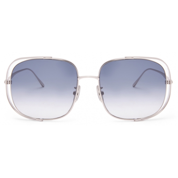 Loewe - Occhiali da Sole Squadrati Traforati - Blu Sfumato - Loewe Eyewear