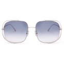 Loewe - Occhiali da Sole Squadrati Traforati - Blu Sfumato - Loewe Eyewear