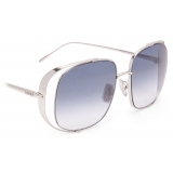 Loewe - Occhiali da Sole Squadrati Traforati - Blu Sfumato - Loewe Eyewear