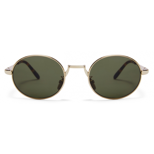 Loewe - Occhiali da Sole Groove Ovale - Verde - Loewe Eyewear