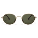 Loewe - Occhiali da Sole Groove Ovale - Verde - Loewe Eyewear
