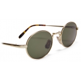 Loewe - Occhiali da Sole Groove Ovale - Verde - Loewe Eyewear