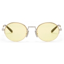 Loewe - Occhiali da Sole Groove Ovale - Giallo - Loewe Eyewear