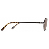 Loewe - Occhiali da Sole Groove Ovale - Zucchero Di Canna - Loewe Eyewear