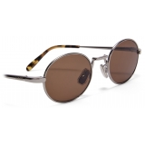 Loewe - Occhiali da Sole Groove Ovale - Zucchero Di Canna - Loewe Eyewear