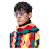 Loewe - Groove Round Sunglasses - Purple - Loewe Eyewear