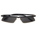 The Attico - Aria Cat Eye Sunglasses in Yellow Gold Grey - Official - The Attico Eyewear by Linda Farrow