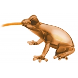 Qeeboo - Hungry Frog Lamp - Ambra - Lampadario Qeeboo by Stefano Giovannoni - Illuminazione - Casa