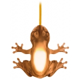 Qeeboo - Hungry Frog Lamp - Ambra - Lampadario Qeeboo by Stefano Giovannoni - Illuminazione - Casa