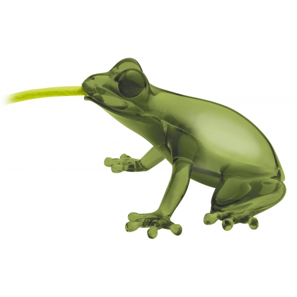 Qeeboo - Hungry Frog Lamp - Smeraldo - Lampadario Qeeboo by Stefano Giovannoni - Illuminazione - Casa