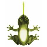 Qeeboo - Hungry Frog Lamp - Emerald - Qeeboo Lamp by Stefano Giovannoni - Lighting - Home