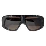 The Attico - Occhiali da Sole Oversize Milano in Tartaruga Verde - Occhiali da Sole - The Attico Eyewear by Linda Farrow