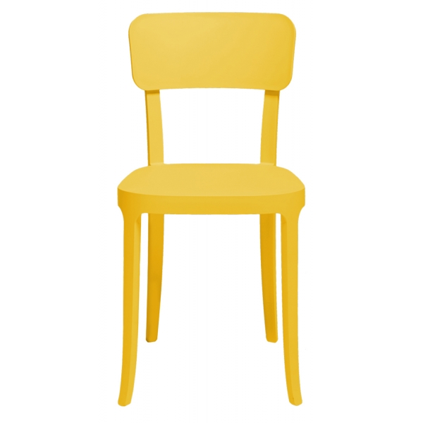 Qeeboo - K Chair - Set of 2 Pieces - Giallo - Sedia Qeeboo by Stefano Giovannoni - Arredo - Casa