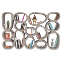 Qeeboo - Koibuchi Bookcase - Grigio Tortora - Libreria Qeeboo by Stefano Giovannoni - Illuminazione - Casa