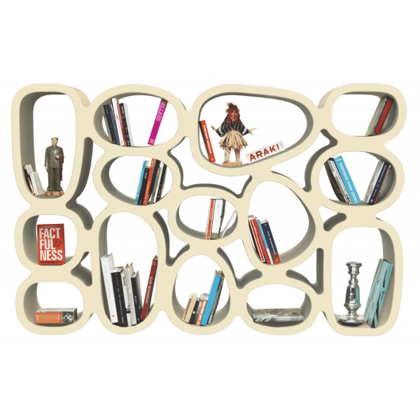 Qeeboo - Koibuchi Bookcase - Avorio - Libreria Qeeboo by Stefano Giovannoni - Illuminazione - Casa
